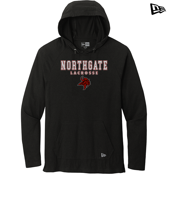 Northgate HS Lacrosse Block - New Era Tri-Blend Hoodie