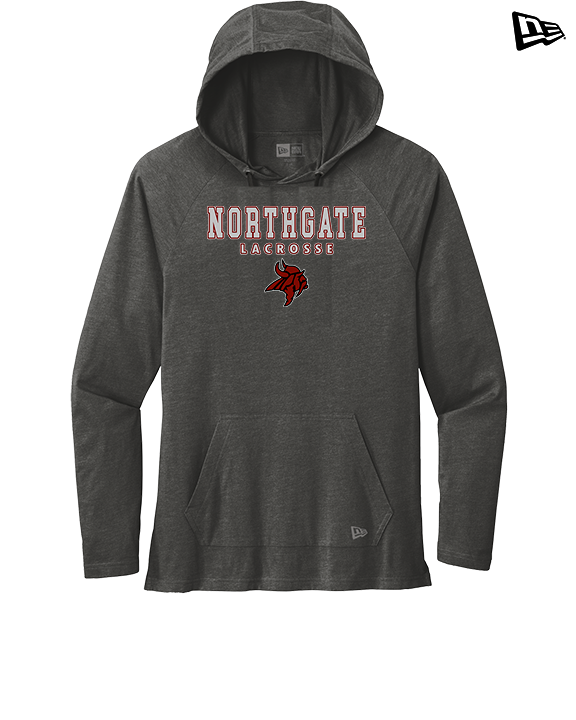 Northgate HS Lacrosse Block - New Era Tri-Blend Hoodie