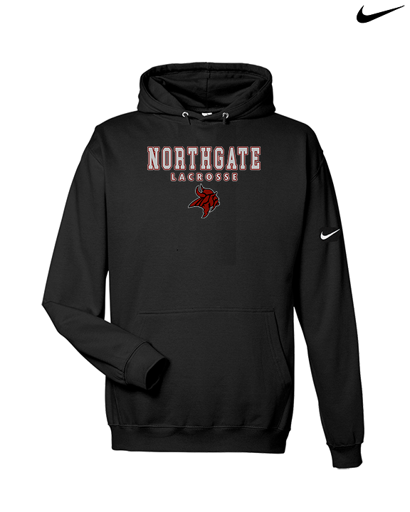 Northgate HS Lacrosse Block - Nike Club Fleece Hoodie