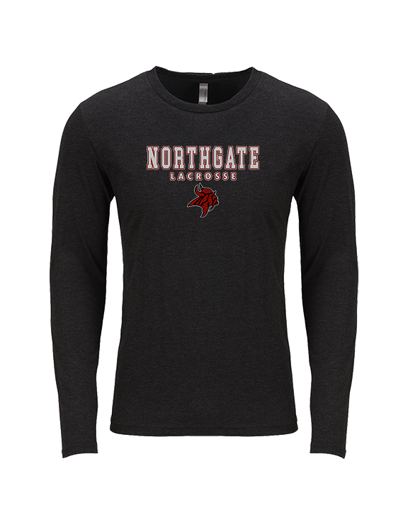 Northgate HS Lacrosse Block - Tri-Blend Long Sleeve