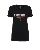 Northgate HS Lacrosse Block - Womens Vneck