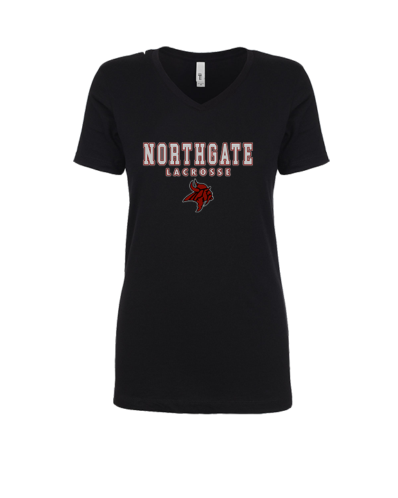 Northgate HS Lacrosse Block - Womens Vneck