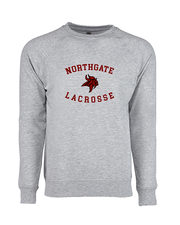 Northgate HS Lacrosse Curve - Crewneck Sweatshirt