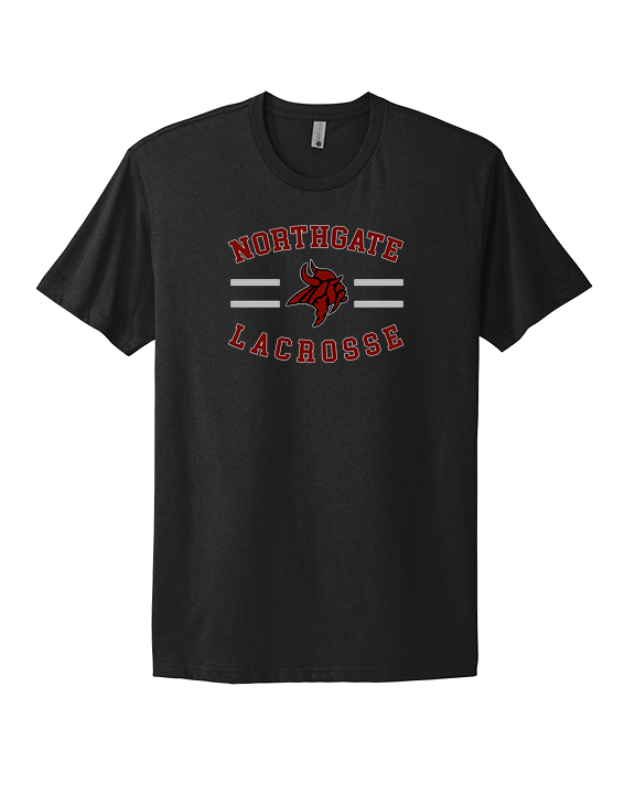 Northgate HS Lacrosse Curve - Mens Select Cotton T-Shirt