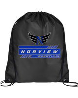 Norview HS Wrestling Logo - Drawstring Bag