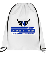 Norview HS Wrestling Logo - Drawstring Bag