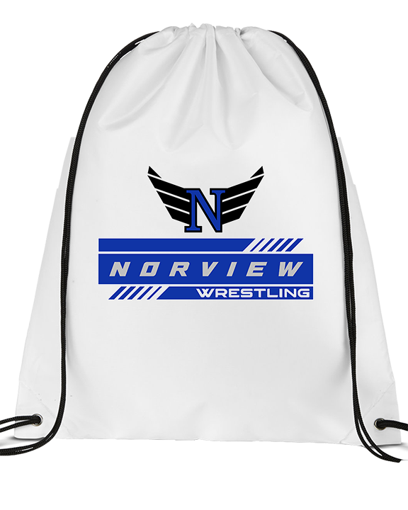 Norview HS Wrestling Logo - Drawstring Bag