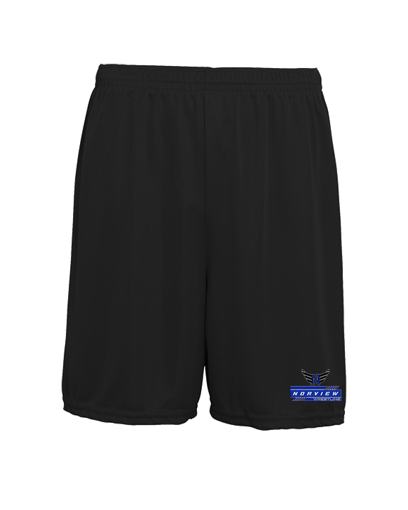 Norview HS Wrestling Logo - Mens 7inch Training Shorts