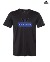 Norview HS Wrestling Logo - Mens Adidas Performance Shirt