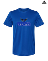 Norview HS Wrestling Logo - Mens Adidas Performance Shirt