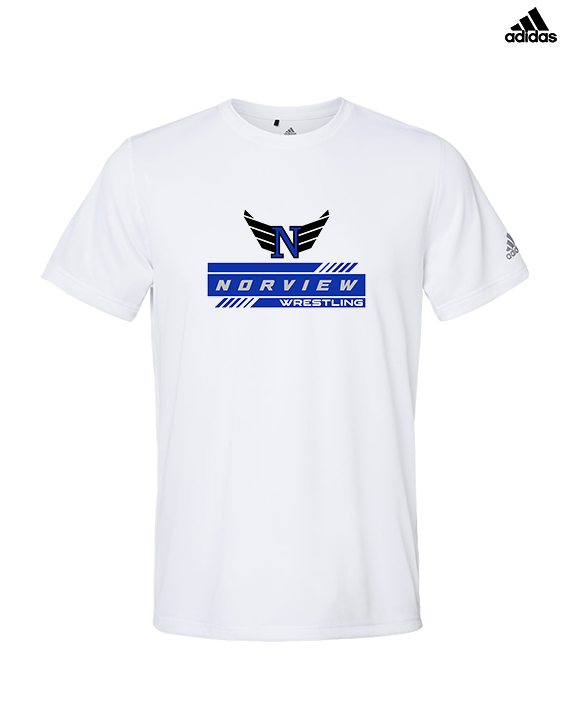 Norview HS Wrestling Logo - Mens Adidas Performance Shirt