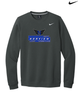 Norview HS Wrestling Logo - Mens Nike Crewneck