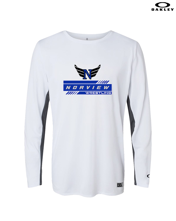 Norview HS Wrestling Logo - Mens Oakley Longsleeve