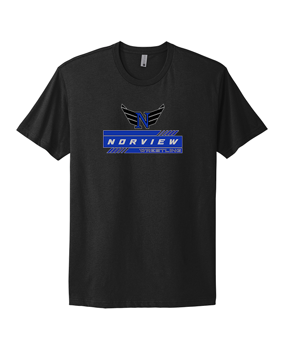 Norview HS Wrestling Logo - Mens Select Cotton T-Shirt