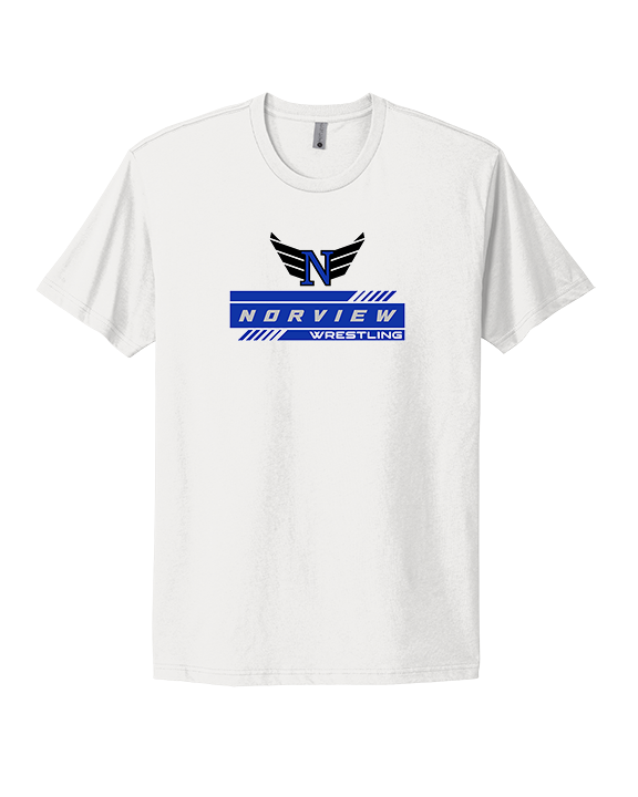 Norview HS Wrestling Logo - Mens Select Cotton T-Shirt