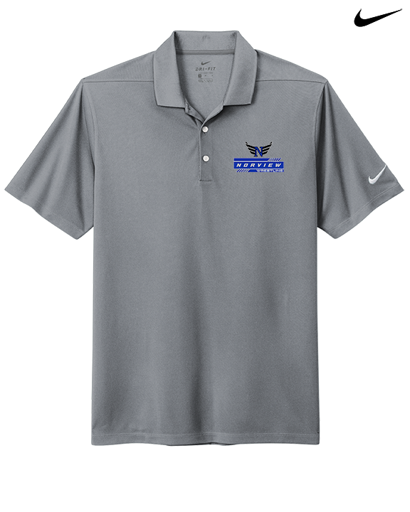 Norview HS Wrestling Logo - Nike Polo