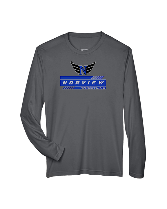 Norview HS Wrestling Logo - Performance Longsleeve
