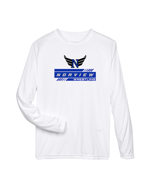 Norview HS Wrestling Logo - Performance Longsleeve
