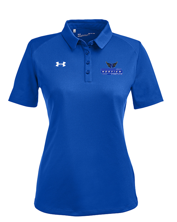 Norview HS Wrestling Logo - Under Armour Ladies Tech Polo