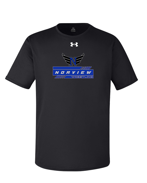 Norview HS Wrestling Logo - Under Armour Mens Team Tech T-Shirt