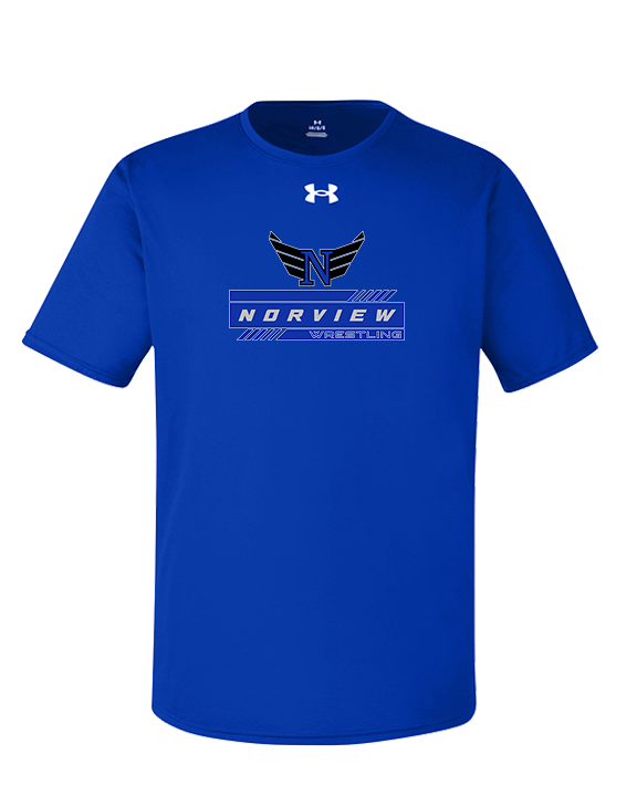 Norview HS Wrestling Logo - Under Armour Mens Team Tech T-Shirt