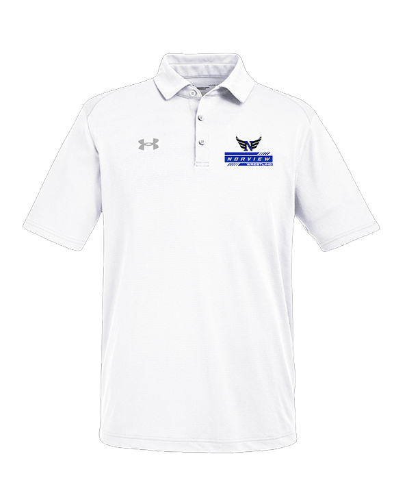 Norview HS Wrestling Logo - Under Armour Mens Tech Polo
