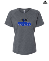 Norview HS Wrestling Logo - Womens Adidas Performance Shirt