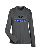Norview HS Wrestling Logo - Womens Performance Longsleeve