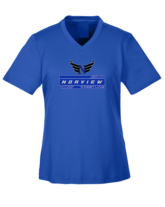 Norview HS Wrestling Logo - Womens Performance Shirt