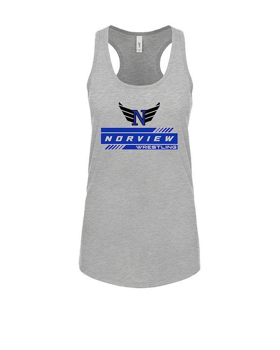 Norview HS Wrestling Logo - Womens Tank Top