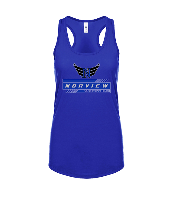 Norview HS Wrestling Logo - Womens Tank Top