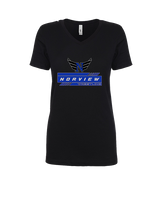 Norview HS Wrestling Logo - Womens Vneck