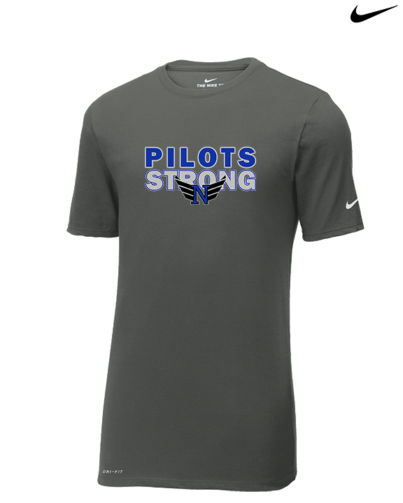 Norview HS Wrestling Strong - Mens Nike Cotton Poly Tee
