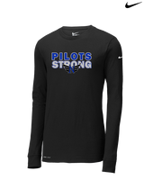 Norview HS Wrestling Strong - Mens Nike Longsleeve