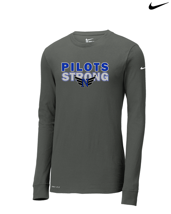 Norview HS Wrestling Strong - Mens Nike Longsleeve