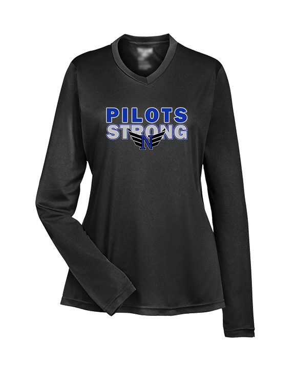 Norview HS Wrestling Strong - Womens Performance Longsleeve