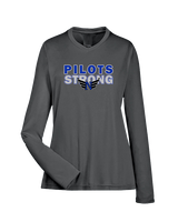 Norview HS Wrestling Strong - Womens Performance Longsleeve