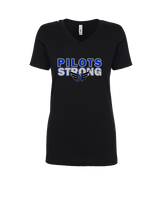 Norview HS Wrestling Strong - Womens Vneck