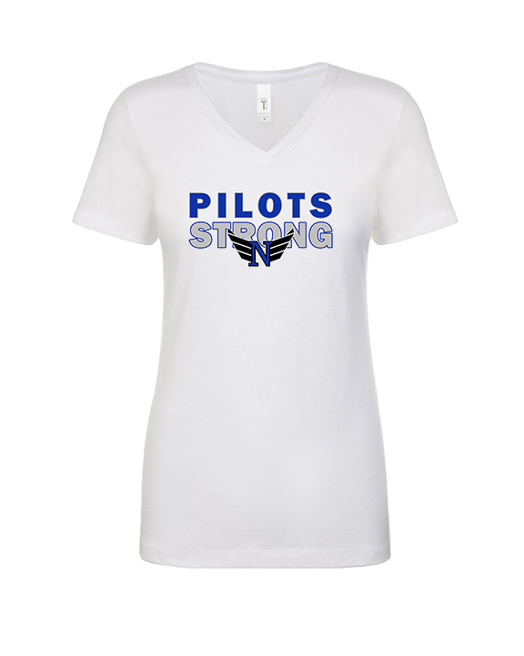 Norview HS Wrestling Strong - Womens Vneck