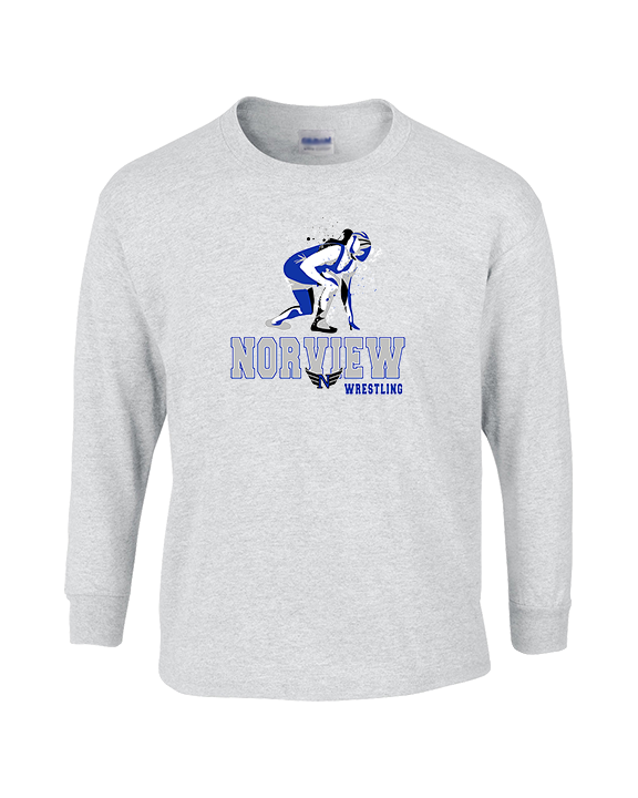 Norview HS Wrestling Wrestling - Cotton Longsleeve