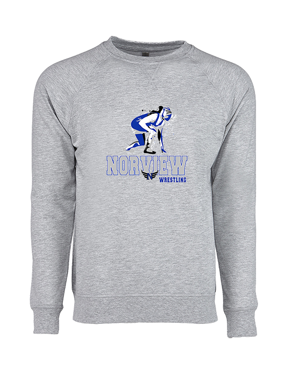 Norview HS Wrestling Wrestling - Crewneck Sweatshirt