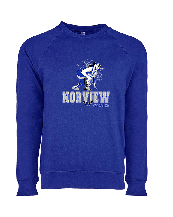 Norview HS Wrestling Wrestling - Crewneck Sweatshirt