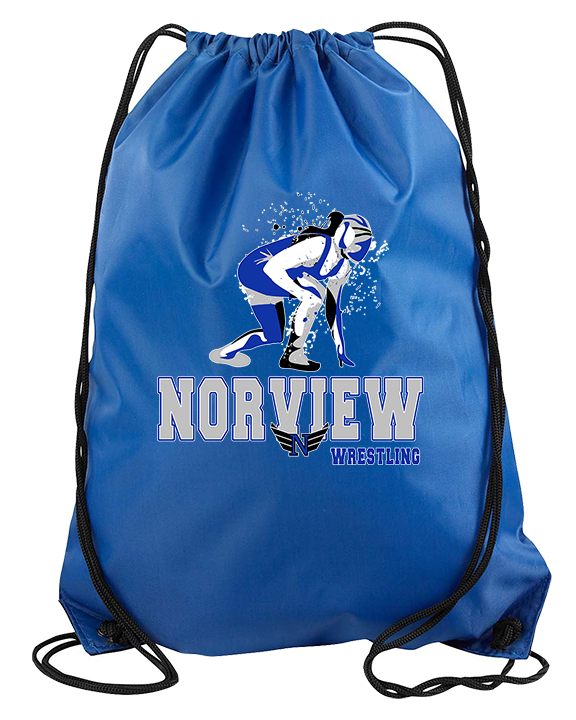 Norview HS Wrestling Wrestling - Drawstring Bag