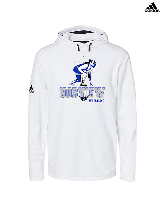 Norview HS Wrestling Wrestling - Mens Adidas Hoodie