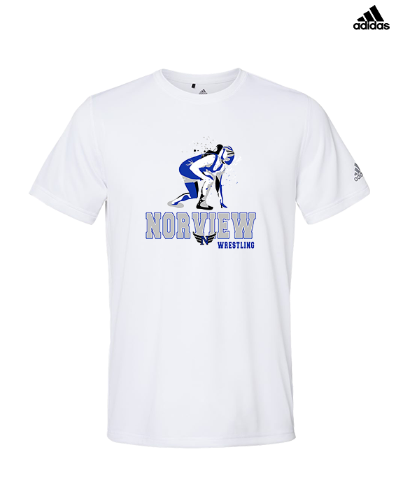 Norview HS Wrestling Wrestling - Mens Adidas Performance Shirt
