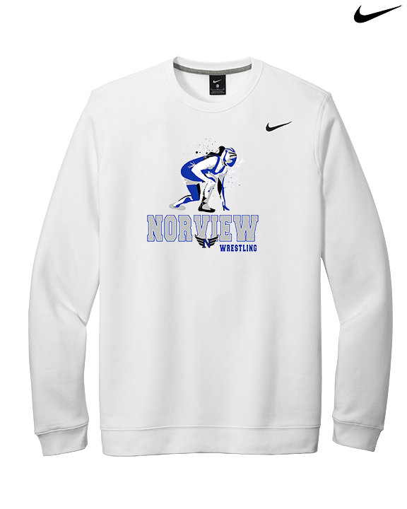 Norview HS Wrestling Wrestling - Mens Nike Crewneck