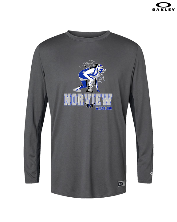 Norview HS Wrestling Wrestling - Mens Oakley Longsleeve