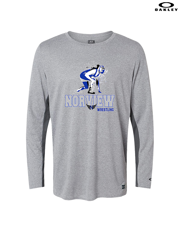 Norview HS Wrestling Wrestling - Mens Oakley Longsleeve