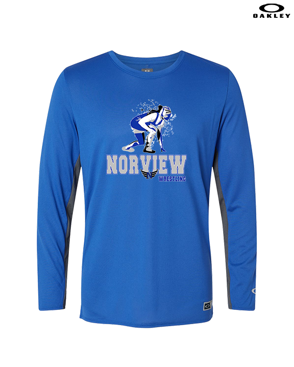 Norview HS Wrestling Wrestling - Mens Oakley Longsleeve