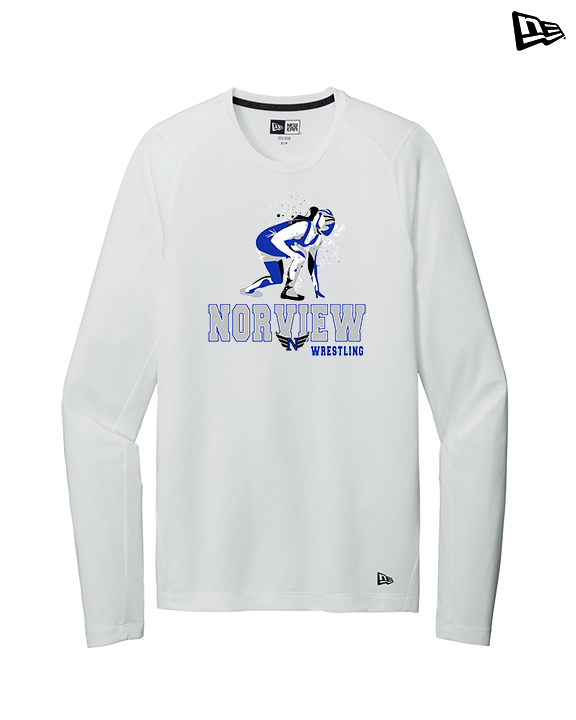 Norview HS Wrestling Wrestling - New Era Performance Long Sleeve